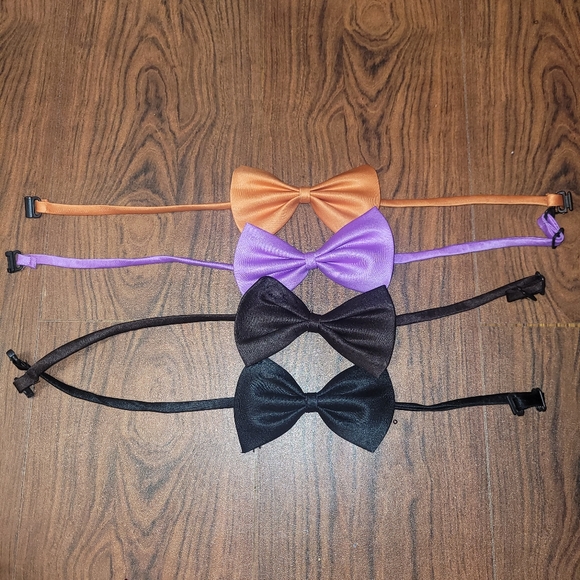 4 piece clip on bow ties bundle - Picture 1 of 1